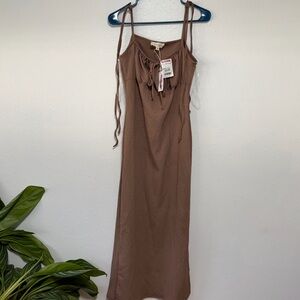 Jessica Simpson Brown Maxi Dress